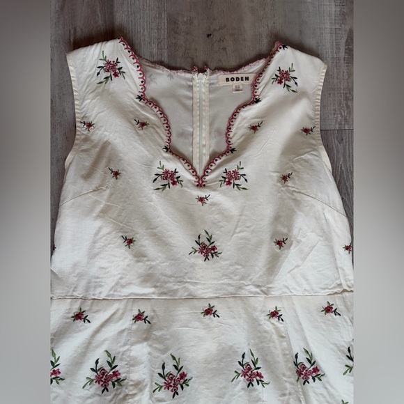 Boden Embroidered Tiered Maxi Dress - Picture 2 of 6